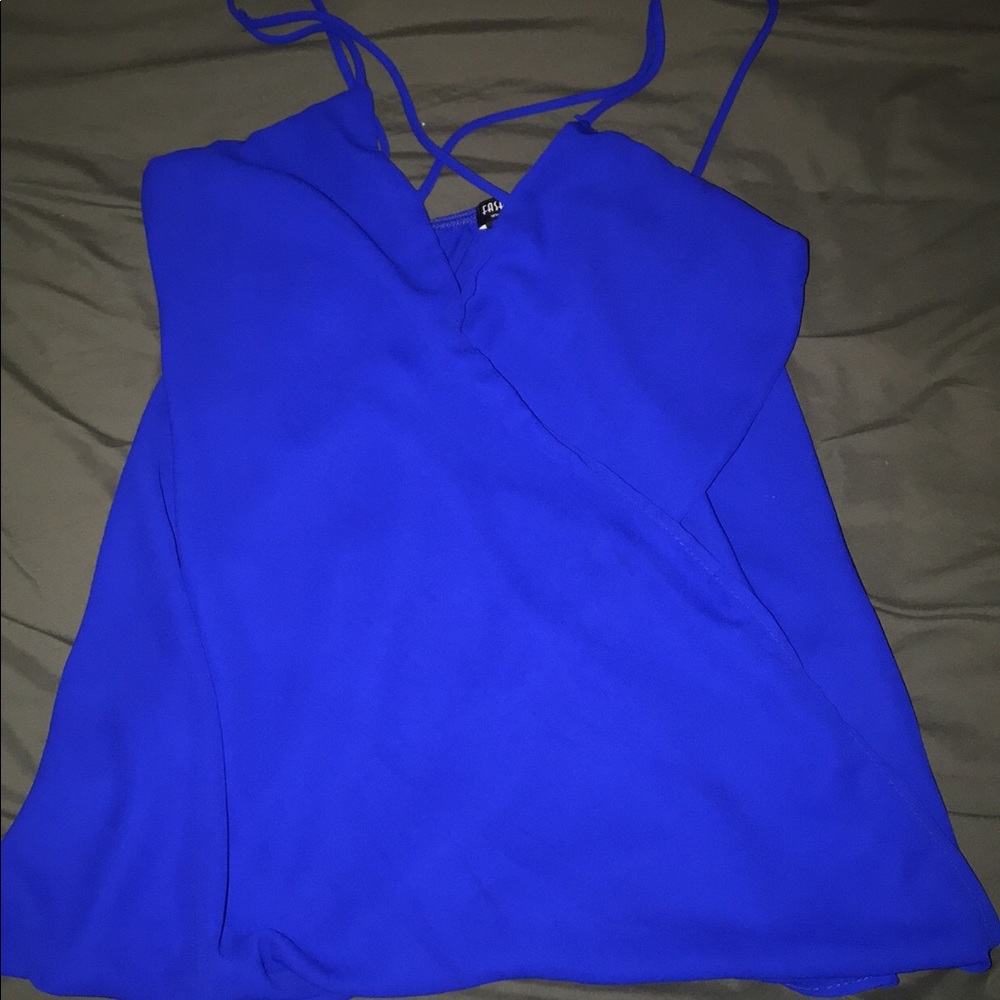 Blue blouse NWOT